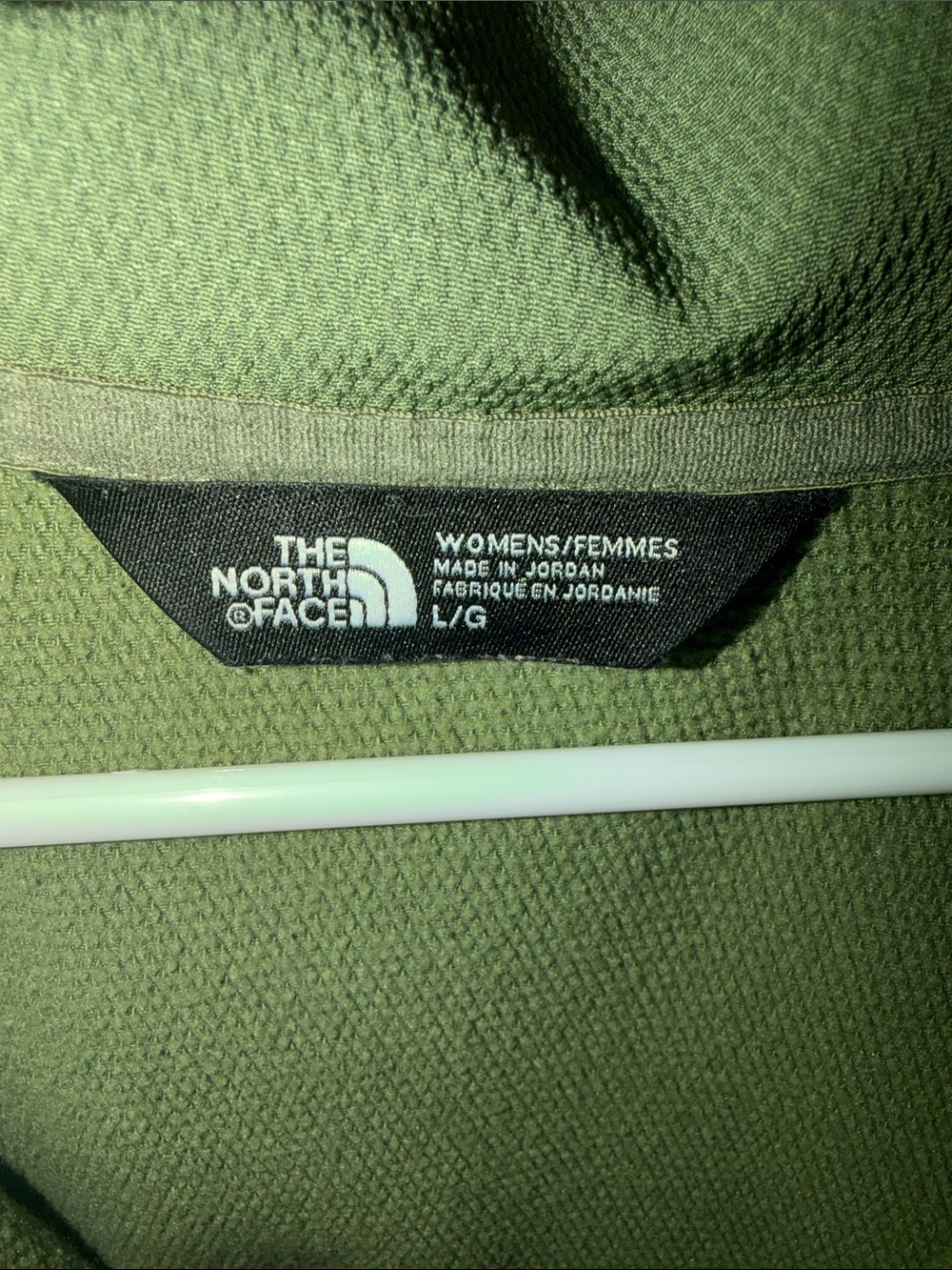 The North Face Olive Green Pullover Hoodie Jacket - Picture 3 of 3